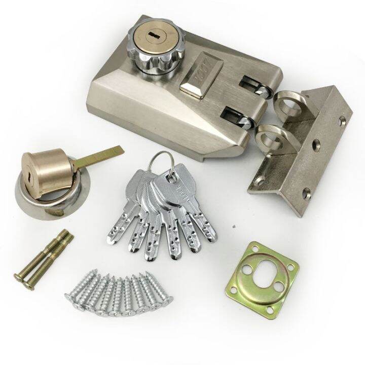 【Invincible Locksmith】 Outdoor Sliding door Steel Gate lock Strength