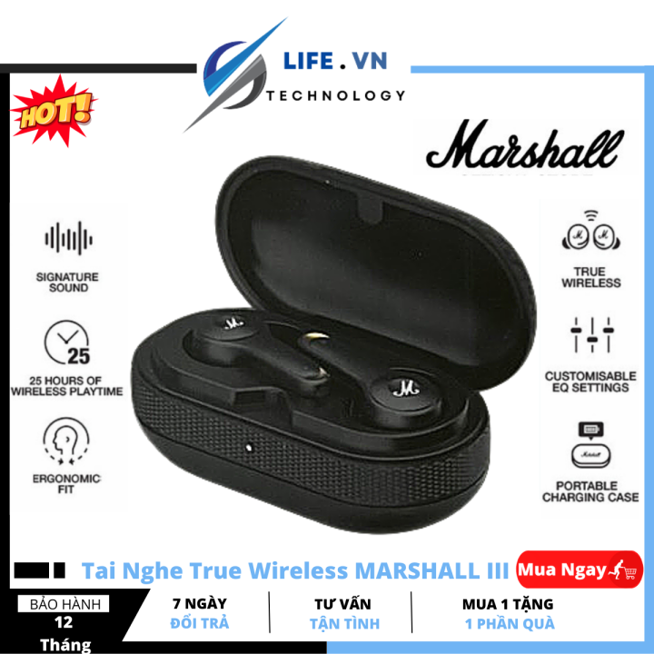 Tai Nghe Bluetooth Marshall Model Iii True Wireless Phi N B N Bluetooth Jerry Hi U