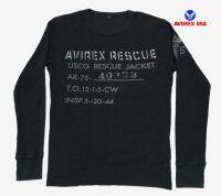 เสื้อกันหนาว slimfit เข้าตัว AVIREX USA(มิอสอง)