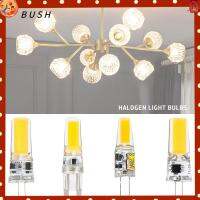 BUSH DC12V 220โวลต์ ไฟ G9LED แสงสีขาว อะไหล่สำหรับเปลี่ยน หลอดไฟแสงคริสตัล ของใหม่ G4 หลอดไฟหรี่แสงได้ สปอตไลท์