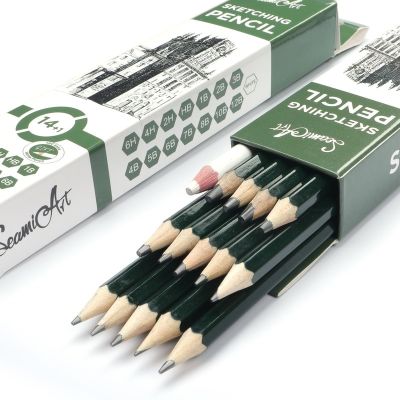 15 Pcs/box Sketch Pencil Set Painting Tool Art Student Sketch Special Send Charcoal Pen School Hand Drawing Office Stationery