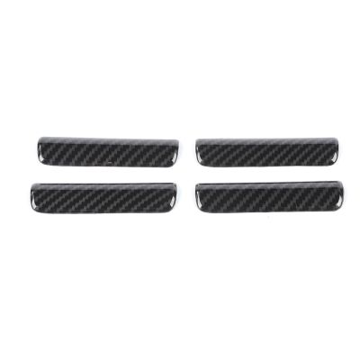 ♝℗ Inner Door Handle Cover Trim Sticker for Ford F150 2021 F-150 Car Accessories ABS Carbon Fiber 4PCS
