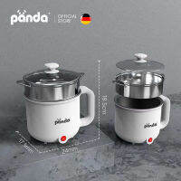 PANDA 1.4L หม้อไฟฟ้า หม้อไฟฟ้าอเนกประสงค์ 6in1  อเนกประสงค์  ไม่ติดหม้อ  เหมาะสำหรับ 2-3 คน