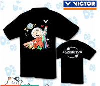 VICTOR 2023ใหม่เสื้อแบดมินตันผู้ชายผู้หญิงเสื้อแขนสั้น YYKorea เสื้อเชิ้ตทางวัฒนธรรมแห้งเร็วเสื้อกีฬารัดรูปสำหรับผู้ชายวัยรุ่นกีฬากางเกงฝึกซ้อม