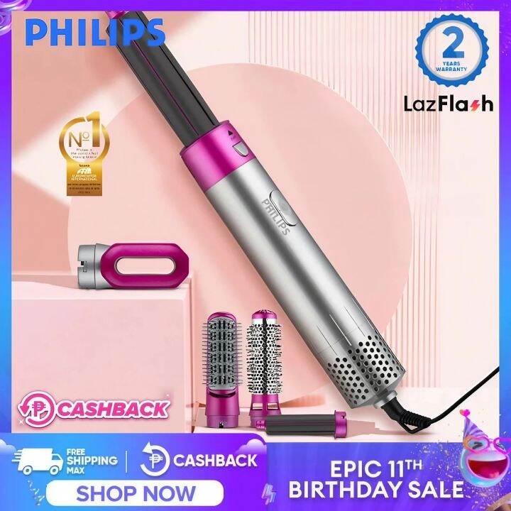 PHILIPS 1000W HAIR CURLING IRON HAIR CARE HAIR STYLING TOOLS 5 IN 1