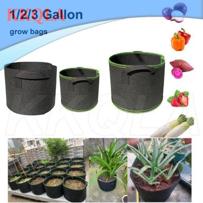 QKKQLA 1pcs 1 2 3 gal Plant Grow Bags flower Planter Pots Non Woven Fabric Nursery Flower Pots Tree planting Bag Growth For Veg