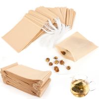 100Pcs/pack Disposable Filter for Infuser with String Food Grade Non-woven Fabric Spice Filters Teabags