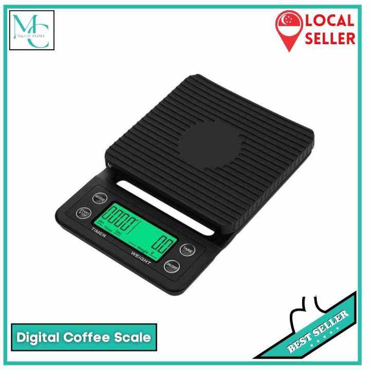 5kg/0.1g Coffee Scale with Timer, Digital Coffee Scale with LCD