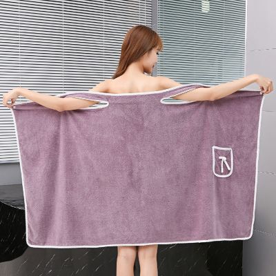 [Xiaoli clothing] ผ้าขนหนูห้องน้ำผ้าขนหนูอาบน้ำสวมใส่ได้ Handuk Cepat KERING สำหรับผู้หญิงเสื้อคลุมอาบน้ำสปาชายหาดมหัศจรรย์สำหรับชุดเดรสชายหาด
