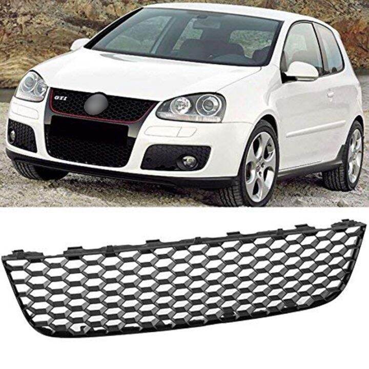 กันชนหน้าศูนย์กระจังหน้ารังผึ้งตาข่ายสำหรับโฟล์คสวาเกน-jetta-mk5-gli-gti-gli-2006-2009