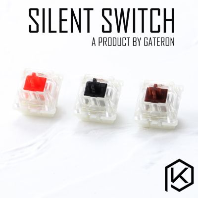 gateron silent switch 3pin 5pin red black brown for custom mechnical keyboard xd64 xd60 eepw84 gh60 tada68 xd96 87 ansi 104 Basic Keyboards