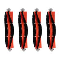 4PCS Roller Brushes Central Brush Robot Vacuum Cleaner Parts Parts for Xiaomi MIJIA 1C 2C 1T / Dreame F9 D9