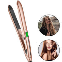 2 In 1 Hair Straightener Flat Iron Hair Curling Irons แผ่นความร้อน Professional Hair Iron สำหรับ Ptc Hair Iron เครื่องมือจัดแต่งทรงผม