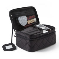 【cw】High Capacity Cosmetic Bag Women Waterproof Double Layer Travel Organizer Makeup Bag Toiletry Pouch Multifunction Beauty Case ！