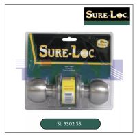 ลูกบิดห้องน้ำ (ชัวร์ล็อค) Sure Loc รุ่น SL 5302SS (สีสแตนเลสด้าน)