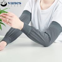 【NATA】 VANES Striped Arm Sleeves Golf Work Breathable Riding Cycling Sun Protection Driving Running Fishing Arm Warmer