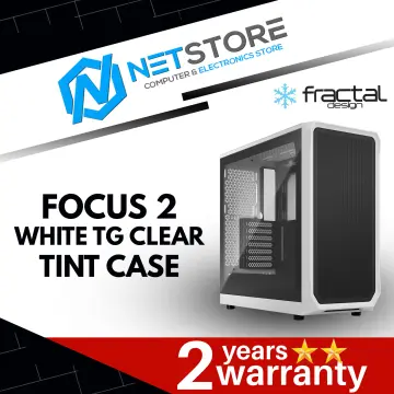 Fractal Design Focus 2 RGB Black Tempered Glass Clear Tint ATX Computer  Case with 2X Aspect 14 RGB Fans - (FD-C-FOC2A-03)