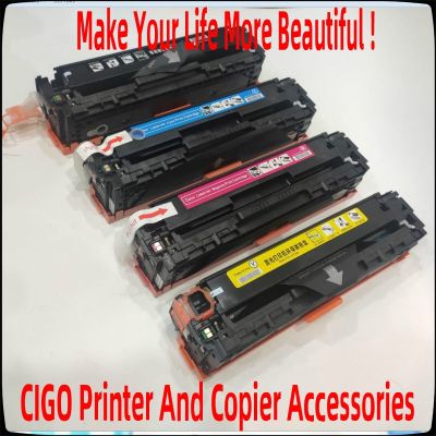 Toner Cartridge For HP CP1215 CP1515 CP1518 CM1300 CM1312 1215 Printer,125A CB540A CB541A CB542A CB543A Refill Toner Cartridge