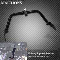 Motorcycle Fai Support Bracket Black For Harley Tou Road Glide Special Limited Ultra FLTR FLTRK FLTRXS FLTRU 2015-2022