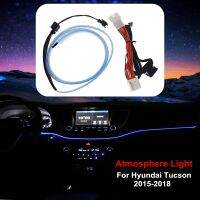 【CC】 Car Instrument Dashboard Panel Trim Atmosphere Frame Strip Lamp 12V Tucson 2015-2018