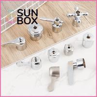 SUN BOX 1Pcs สากล มือจับสวิตช์ Faucet อุปกรณ์ห้องน้ำ วาล์วเปิดอย่างรวดเร็ว Faucet Handle รางน้ำขนาดเล็ก วาล์วสามเหลี่ยม ที่จับอ่างล้างหน้า