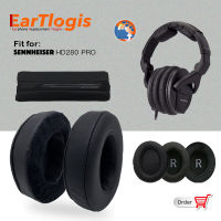 EarTlogis อะไหล่สำหรับ HD280 PRO HD-280ชุดหูฟัง EarPads กันชน Earmuff เบาะรองนั่งถ้วยหมอน Headband