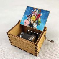 animeThe Seven Deadly Sin Cartoon Music Box Carved Wood Hand Crank Music Box Home decorations Merry Christmas Kids Birthday Gift