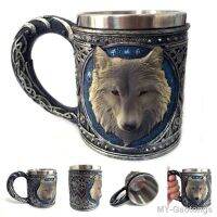 【hot】♘❡๑ 2020 new Wolf Resin Beer Juice Cup dropshipping