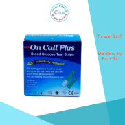 Que test tiểu đường, que thử đường huyết Oncall Plus 25 que