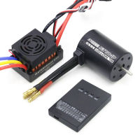 อัพเกรด Rc กันน้ำ3650 3900KV RC Brushless มอเตอร์60A ESC โปรแกรมเมอร์สำหรับ110 RC รถยนต์รถบรรทุกมอเตอร์ชุด