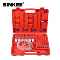 New Diesel Injector Flow Meter Test Kit Common Rail Adaptor Fuel Tester Set