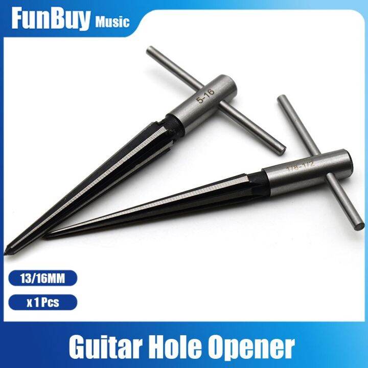 diy-bridge-pin-hole-reamer-tapered-6-fluted-acoustic-guitar-woodworker-guitar-pickup-luthier-tool