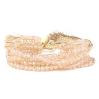 Go2hobo Miyuki Bracelets Set for Women Handmade Multilayer Crystal Tassel Jewellery Beaded Bracelet Designer Jewelry