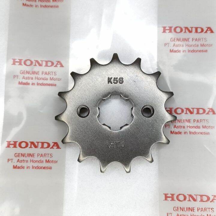 Gir gear gigi depan 428 15t kode k56 honda sonic cb150r new cb150r