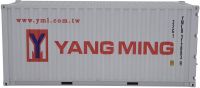 1:20 YANG MING Shipping Container Model Abs Resin &amp; Wood Toy Home Decoration Gift