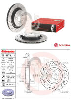 D09 B879 11 จานเบรค ล้อ R (ยี่ห้อ BREMBO) รุ่น HC/PVT Benz 63 AMG W205 W222, GT(R190/C190) ปี2014-&amp;gt;