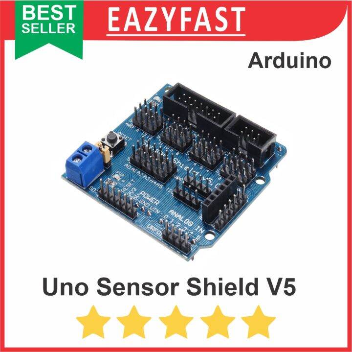 Arduino uno sensor shield v5 0 compatible lazada indonesia