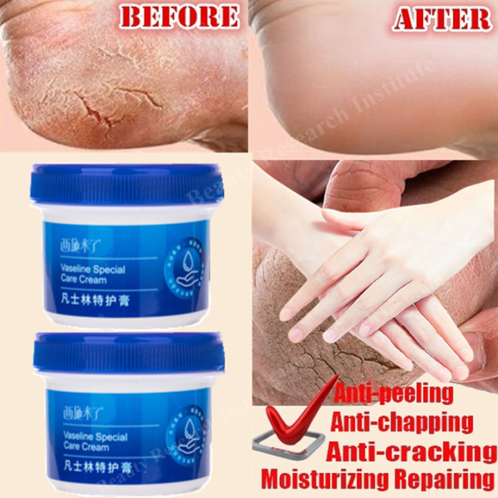 Vaseline Anti Cracking Foot Cream crack heel remover cream hand cream ...