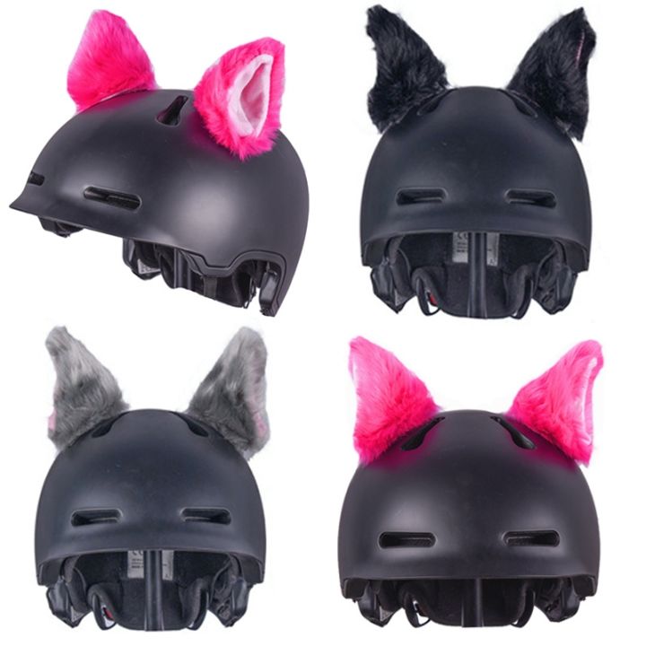 1-pair-plush-cat-ears-helmet-decor-cute-motorbike-cycling-styling-helmet-ornaments-decoration-headwear-stickers-accessories
