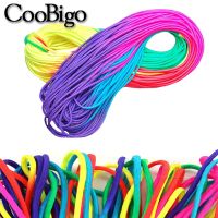 ◇№ 3mm Rainbow Paracord Parachute Cord Bracelet Rope Clothesline Dog Collar Lanyard DIY Craft Accessories One Strand Core 10-328ft