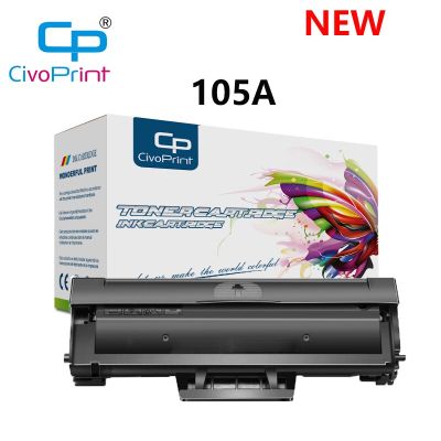 Civoprint HP105A W1105A W 1105A Toner Cartridge With Chips Compatible For HP MFP 135A 135W 137Fnw 107A 107W Laser Printer 1.5K