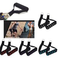 Premium Heavy Duty Exercise Resistance Band Handles Cable Machine Attachments Resistance Band Handle Grips Strap Stirrup Handle Exercise Bands