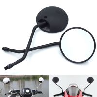 Universal Motorcycle Rearview Mirrors 10mm Round Mirrors black for Ducati 848 1098 / R Monster 695 696 796 821 1000 1100 1200