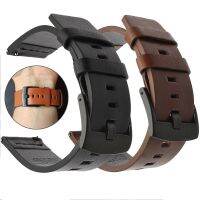 Watchband for Samsung Galaxy watch 3 46mm 42mm Active 2 40 44 Gear s3 Watch Band Strap 20 22 24mm Leather Bracelet