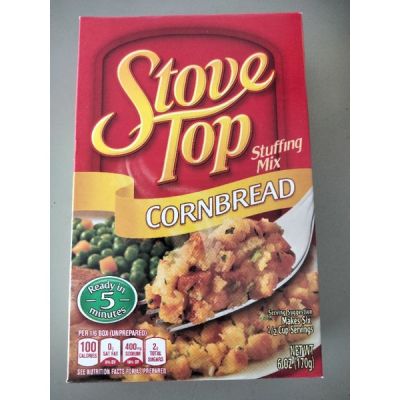 🔷New Arrival🔷 Kraft Stove Top  Stuffing Mix 6Corn Bread สำหรับ ยัดไส้ และเเต่งหน้า อาหาร 170 กรัม ราคาสุดฟิน