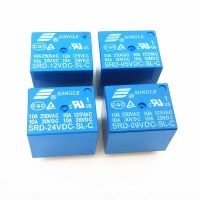 Relays SRD-03VDC-SL-C SRD-05VDC-SL-C SRD-09VDC-SL-C SRD-12VDC-SL-C 3V 5V 9V 12V 10A 250VAC 5PIN Power relay PCB Type T73 50PCS Electrical Circuitry Pa