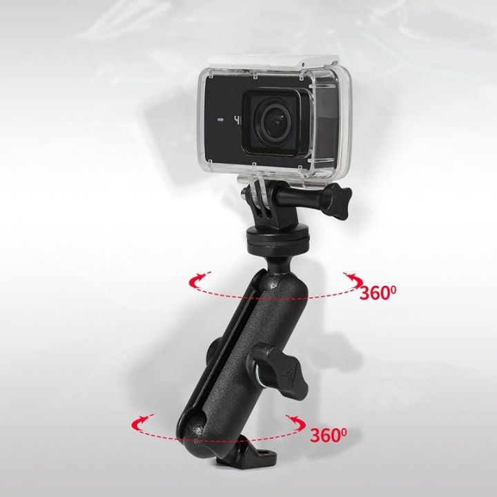 รถจักรยานยนต์รอบสกูตเตอร์ยึดที่วางมือจับกระจกมองหลังยืนสำหรับ-gopro-insta360-กล้องแอคชั่น