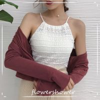 Women Knitted Tank Tops Sleeveless Pullover Hollow Out Cami Tops