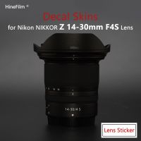 Nikkor 1430 F4ฝาครอบป้องกันผิวสำหรับ NIKON Z 14-30 F4 S ฟิล์มป้องกันรอยขีดข่วนสติกเกอร์ป้องกัน3M ไวนิล