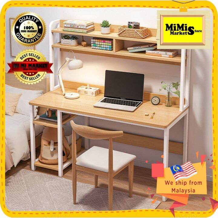 100CM Student Desk Bookshelf Table / Study Desk Simple / Computer Desk